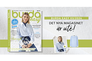 Ansvarsfullt och lättillgängligt mode med nya Burda Easy 03/2026