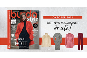 Det här får du inte missa i Burda Style nr 10/2026
