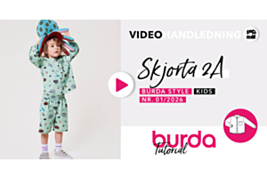 Videohandledning: skjorta 2A – Burda Kids 1/2026