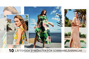 Urval: Topp 10 lättsydda symönster för sommarklänningar
