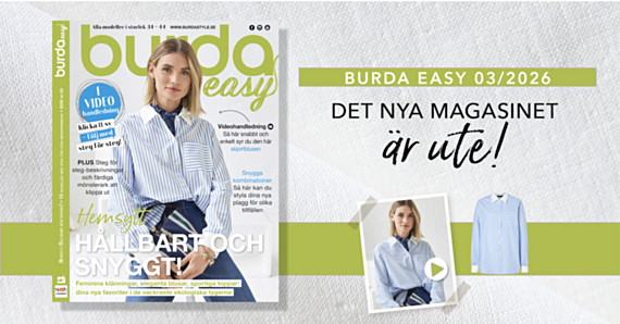 Ansvarsfullt och lättillgängligt mode med nya Burda Easy 03/2026