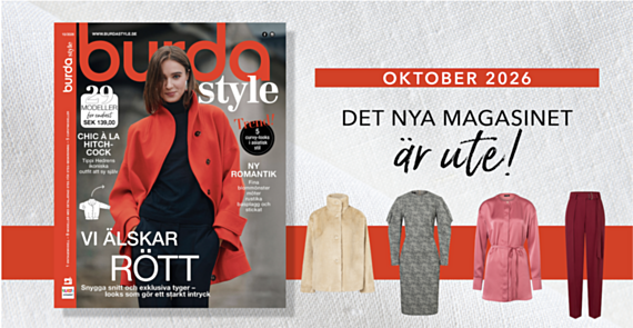 Det här får du inte missa i Burda Style nr 10/2026