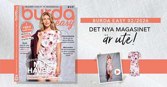 Klädkod: Festlig sommar med Burda Easy juli–augusti 2026