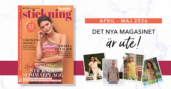 Burda Stickning nr 02/2026 – Underbara stickade sommarplagg