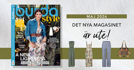 "Somrig och lätt", Burda Style maj 2026