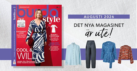Mellan sommar och höststart – nya Burda Style augusti 2026