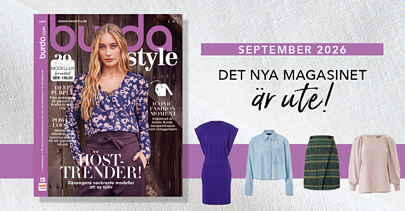 Höstens trender – nya Burda Style September 2026