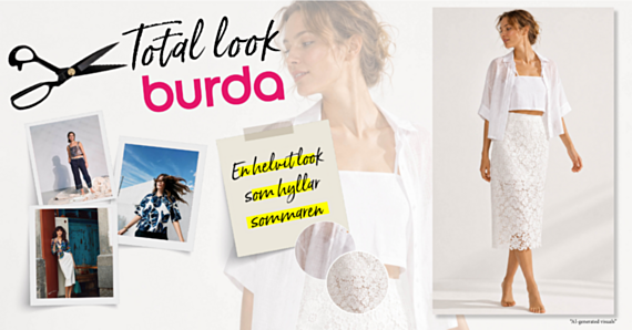 En helvit look som hyllar sommaren