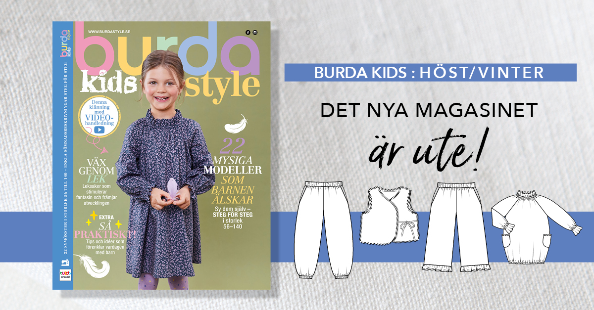 En varm garderob: nya Burda Style Kids höst-vinter