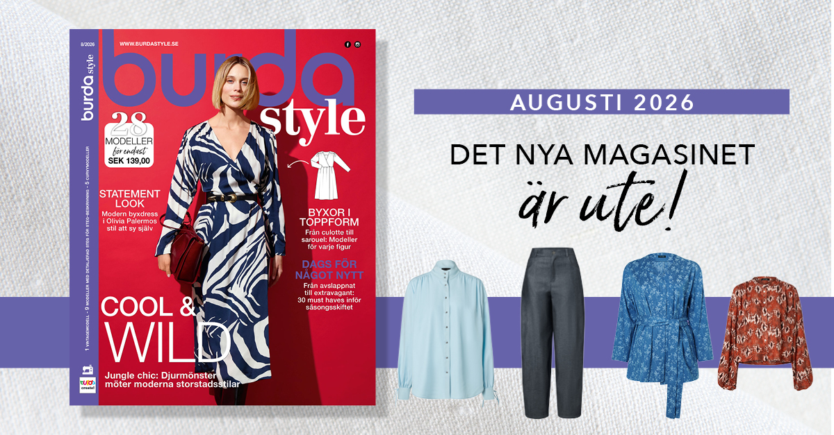 Mellan sommar och höststart – nya Burda Style augusti 2026