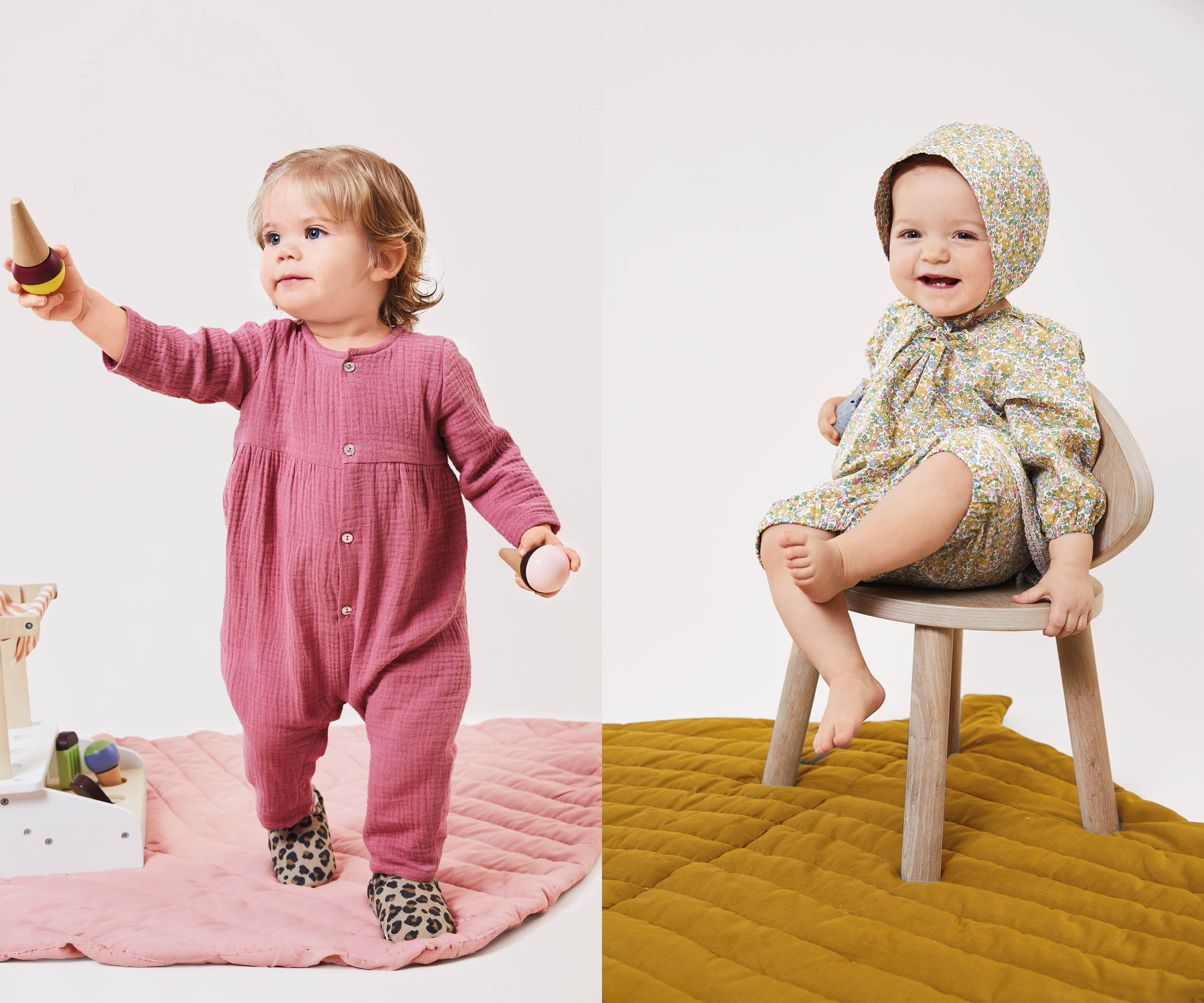 Babykollektion: sparkdr&auml;kt och matchande set